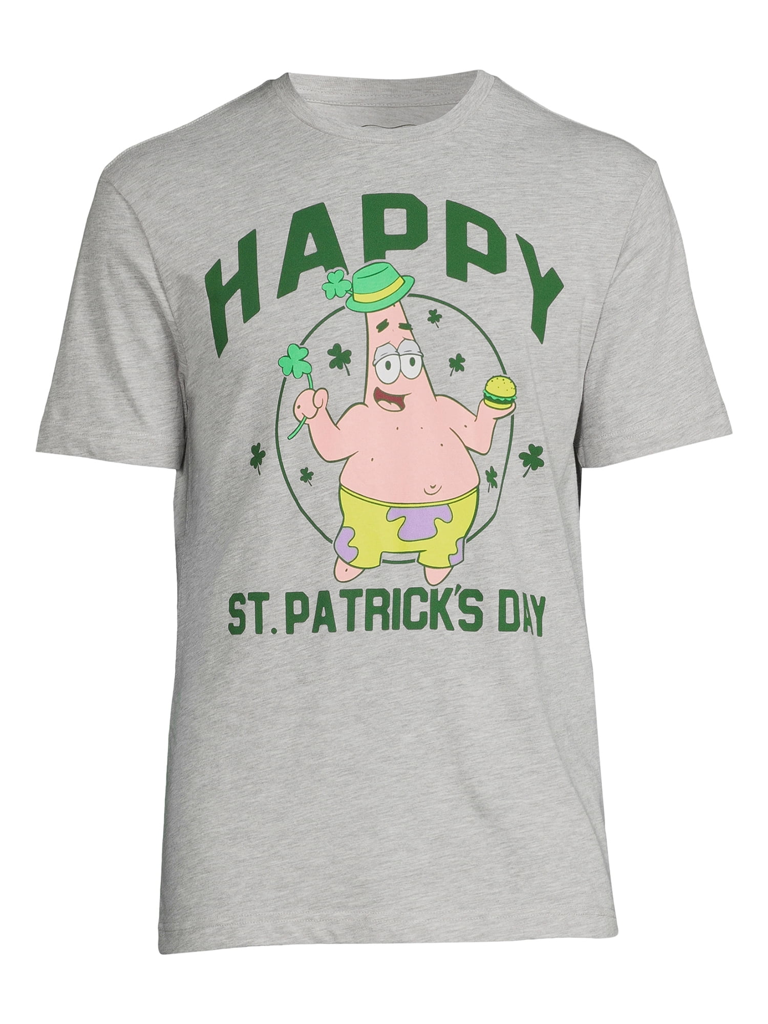 SpongeBob Men's St. Patrick's Graphic Print Tee