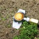 thumbnail image 3 of Aspersor de punto de metal de 360 ​​grados, paquete de 2 aspersores de patrón circular con flujo de agua suave para riego de jardín de césped de área pequeña, cobertura de hasta 26.3 pies (a, 3 of 5