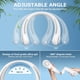thumbnail image 3 of Portable Neck Fans, Hands Free Bladeless Fan, Neck Fan Rechargeable 4000 mAh Battery Operated Wearable Personal Fan, 3 Speeds-White, 3 of 7