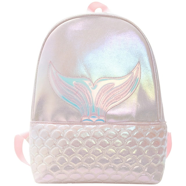 School Backpack Girls Mermaid Backpack Elementary School Backpack with Adjustable Straps