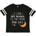 thumbnail image 3 of Inktastic I Love My Mama to the Moon and Back Boys or Girls Toddler T-Shirt, 3 of 5