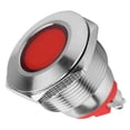 thumbnail image 2 of 20 piezas IP68 impermeable BEM-22C luz indicadora de LED de advertencia de metal de alta calidad 22 mm (rojo 24 V), 2 of 8