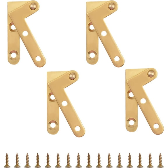 Rotatable Door Hinges, 4Pcs 360 Degree Adjustable Pivot Hinge Stainless Steel Hidden Knife Hinges Heavy Duty Door Pivot Hinge for Windows Cabinet