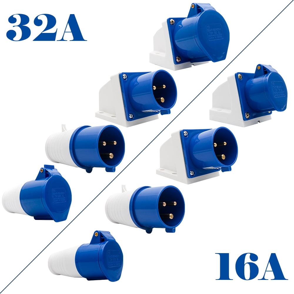Wire & Cable Connectors Business 3 PIN Site Plug & Sockets IP44 Male
