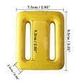 thumbnail image 2 of GOGHOST Dive Belt Weights-Vinyl Coated Lead Weights for Freediving, Spearfishing-Yellow 2.2lb/1kg, 2 of 7
