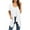 White, variant on MSJUHEG Cardigan For Women Cardigan Sweaters For Women Floral Short Sleeve Cardigans For Drape Open Front Lightweight Summer Cardigan With Pocket High Low Hem Womens Cardigan Sweaters Black L