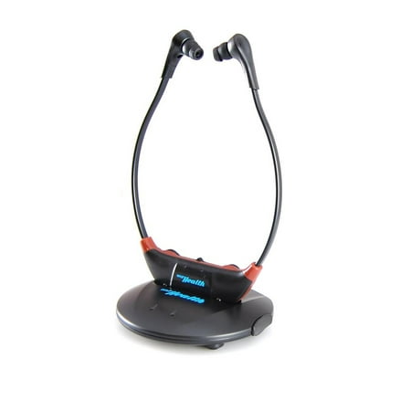 Pyle 2.4GHz TV Assistive Hearing Amplifier Headset, Audio Listening Impaired Assistance