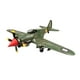 thumbnail image 5 of Modelo de avión de combate de metal para estantería o sala de estar. Verde, 5 of 9