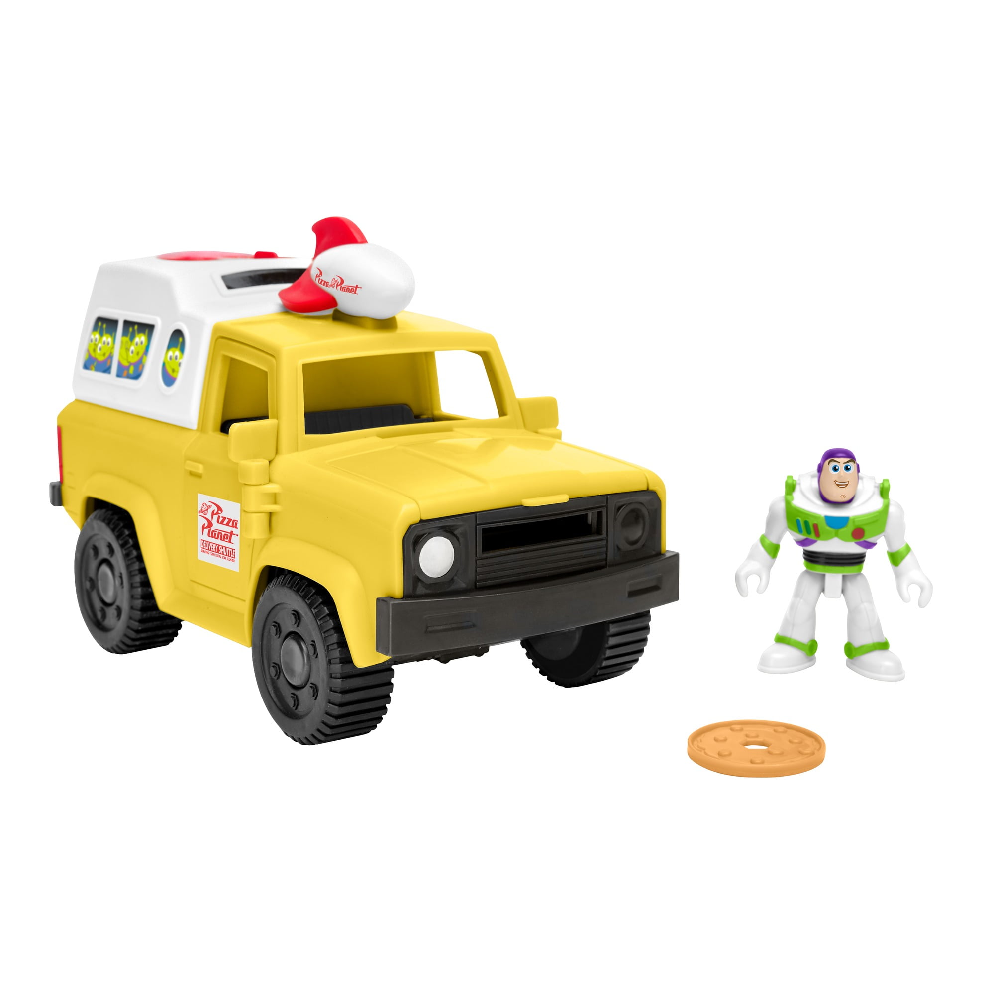 Imaginext Disney/Pixar Toy Story 4 Pizza Planet Truck & Buzz Lightyear Set