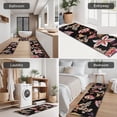 thumbnail image 5 of Pioneer Flower Floral Print Pattern Kitchen Rugs Sets Of 3,Kitchen Runner Rugs Non Skid Washable,Decorative Kitchen Floor Mats for Kitchen,Sink,Laundry,17"x30"+ 17"x47" + 17"x59", 5 of 6