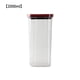 thumbnail image 1 of Tarro de almacenamiento de alimentos Cocina casera Apilable Arroz Condimento Aperitivos Recipiente transparente a prueba de humedad, Negro Rojo, Grande Methold HA001234-01, 1 of 6