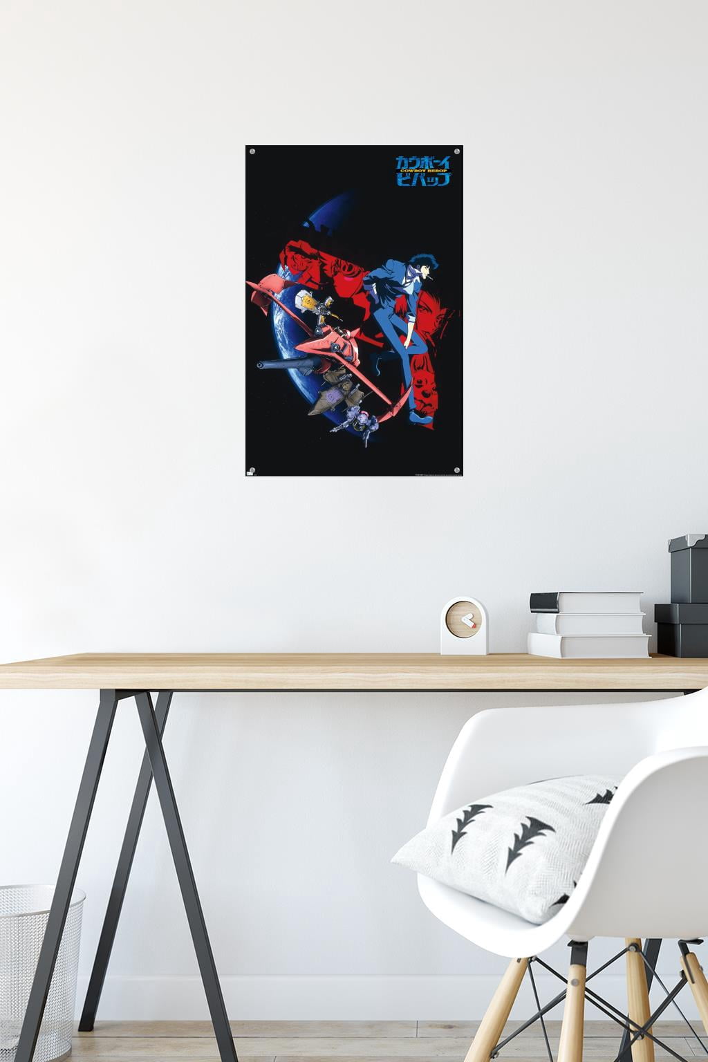 Cowboy Bebop - Key Art Wall Poster with Pushpins, 14.725" x 22.375"