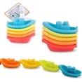 thumbnail image 4 of Bathroom Products,Stacking Boat Toys Bathtub Stacking Boat Toys Water Stacking Boat Toys Quick Drying Organizer Net Stacking Boats Suitable For Educational Stacking Toys, 4 of 8