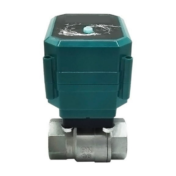 Electric Motorized Ball Water Valve Stainless Steel Garden Irrigation Remote Control With Timing And Countdown Function