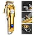 thumbnail image 2 of Professional Hair Clippers Hair Trimmer for Men Cordless Clippers for Stylists and Barbers （Gold）, 2 of 6