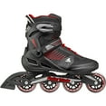 thumbnail image 2 of ROLLERBLADE Adult Male Zetrablade Black/Red Inline Skates, Size: 6/6.5, 2 of 7