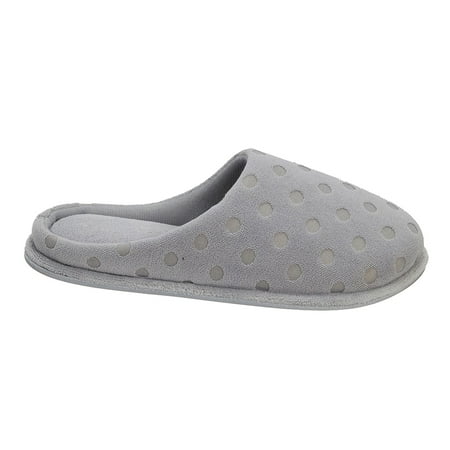 DF by Dearfoams Women's MF Terry Dotted Clog Slipper