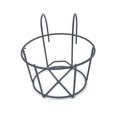 thumbnail image 4 of OULII Railing Flower Basket Metal Black For Garden Owners 1Set, 4 of 8