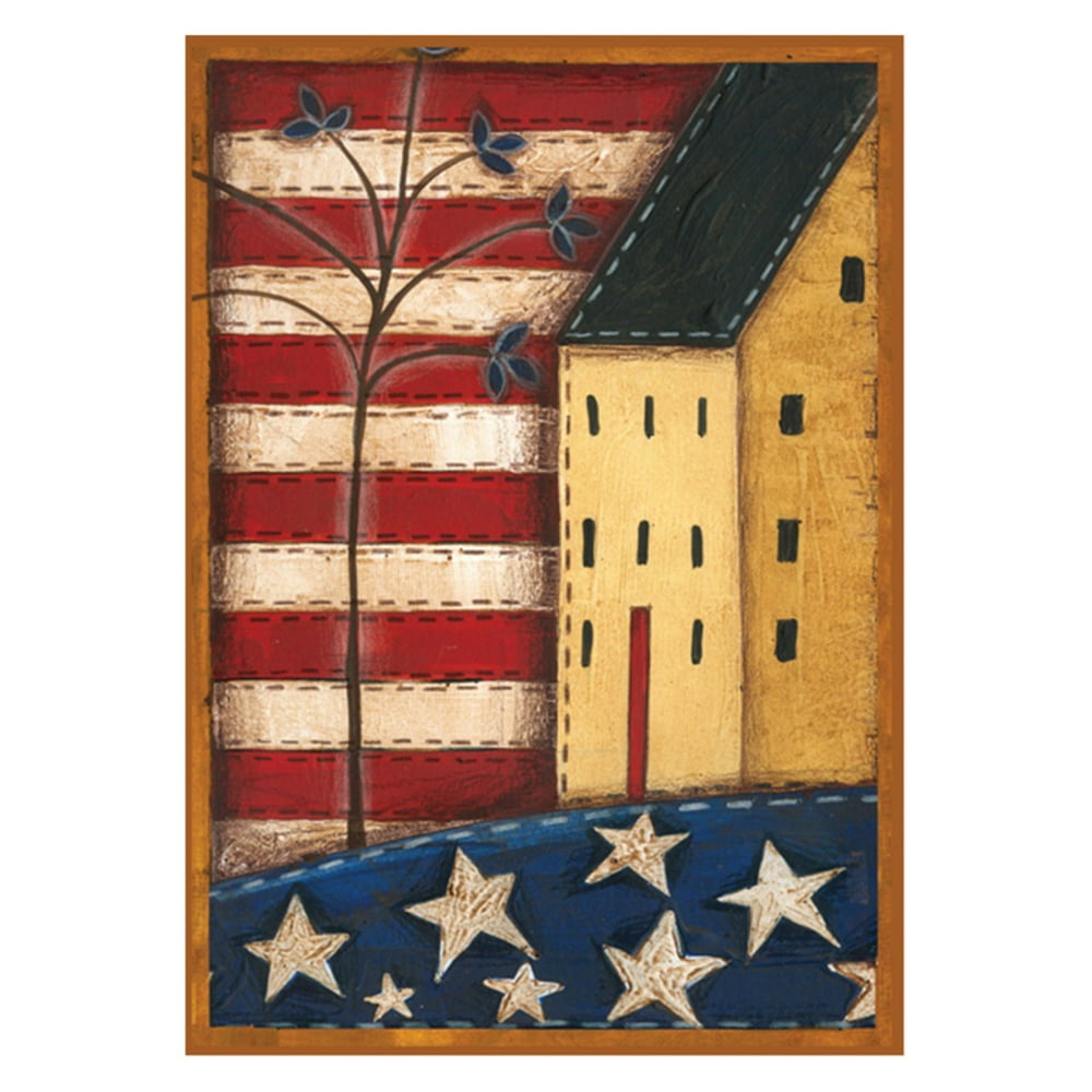 Toland Home Garden Land of the Free Decorative Flag