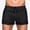 Black, variant on hoksml Men's 3" Inseam Athletic Shorts, Side Mesh Panels, Elastic Drawstring Waist, Multi-Color, Ideal for Gym and Running