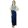 thumbnail image 1 of Bimba Femmes Longue Robe Maxi avec Fente Latérale & Poncho Coverup Robe Formelle, 1 of 4