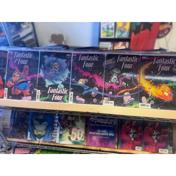 Fantastic Four #1 - #5  Connecting Covrer Set by Skottie Young