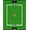 Green, Pattern 3, variant on ODIKA 8'x10' Washable Area Rug Field Door Football Athletic Bold Lines Goal Markings Stadium for Living Room, Under Sectional, Family , Durable, Non-Slip