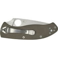 thumbnail image 2 of Spyderco Tenacious Pocket Knife 3.35" Drop Point CPM-M4 Satin Blade G-10 Handle Brown, 2 of 2