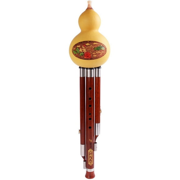 Hulusi Flute Gourd Hlute Wind Instrument with Mouthpiece Woodwind Professional Musical Instrument Hulusi Flute Instrument
