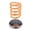 Orange, variant on Heavy Duty Base Spiral Hair Dryer Desktop Holder,Stable Hair Blower Tabletop Rack Desk Table Top Organizer Resting Heimsalon Orange