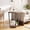 Walnut-12.1", variant on Skandiquip 17.7 Inch Diameter Round 2-Tier Accent Side Table Industrial End Table with Storage Shelf Wooden Top for Living Room Bedroom, Walnut