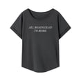 thumbnail image 4 of Camiseta de mujer transpirable recuerdo suave verano Tops camiseta básica cuello redondo SG, 4 of 8
