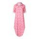 thumbnail image 3 of Gibobby Vestidos para Mujer Vestido de camisa con abertura sexy con estampado de flores y botones de solapa a la moda para mujer(Rosa,M), 3 of 5