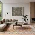 thumbnail image 2 of Nourison Astra Machine Washable 7'10" x 10' Rust Ivory Vintage Indoor Area Rug, 2 of 11