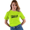 thumbnail image 2 of Go All Out City Of Pittsburgh Pennsylvania Pride Fashion Script T-Shirt Mens/Women/Youth, 2 of 5