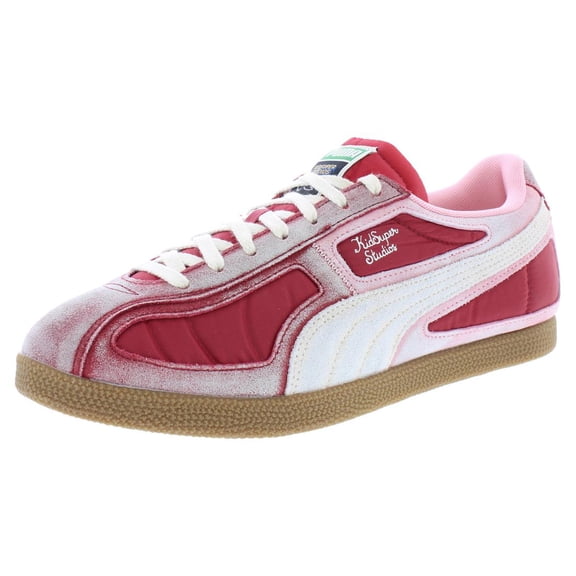 Puma Brasil Panels Kidsuper Suede Mens Shoes Size 9.5, Color: Dark Crimson/Alpine Snow