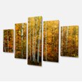 thumbnail image 2 of Yellow Colorful Autumn Forest - Forest Canvas Art Print, 2 of 3