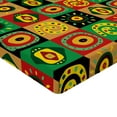thumbnail image 2 of Ambesonne African Fitted Sheet 2 Pcs Set, Trippy, Full, Multicolor, 2 of 3