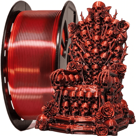 Silk PLA 3D Printer Filament 1.75mm Filajoy3D 3D Printing Filament 1KG Dimensional Accuracy /- 0.03mm for Most FDM 3D Printers