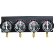 VEVOR Bestauto Fuel Vacuum Carburetor Synchronize Tool Kit Fuel Vacuum Carburetor Synchronizer carb sync Gauge Set with Rubber Hose