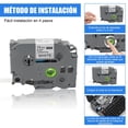 thumbnail image 3 of Cinta de Etiquetas Brother 12 mm Compatible con P Touch Paquete de 5, 3 of 7