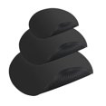 thumbnail image 3 of perfk 3 Pieces Microwave Mat Heat Resistant Silicone Mats for Bowl Countertop Oven black, 3 of 9