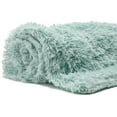 thumbnail image 4 of Chanasya Super Soft Shaggy Longfur Throw Blanket | Snuggly Fuzzy Faux Fur Lightweight Warm Elegant Cozy Plush Sherpa Microfiber Blanket | For Couch Bed Chair Photo Props - 60 "x 70" - Aqua Turquoise, 4 of 9