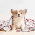 thumbnail image 4 of Pofeuu Baseballs Print Puppy Blanket,Dog Blankets,Pet Blanket Cozy Cat Blankets for Indoor Cats, Fuzzy Pet Blanket for Kitten Doggy Dog Blankets-Medium, 4 of 8