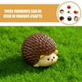 thumbnail image 3 of LABSERRON 7Pcs Tiny Hedgehog Shaped Miniature Decor Resin Figurines For Indoor And Outdoor Garden, 3 of 8
