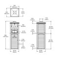 thumbnail image 3 of Mayne Lakeland Plastic Pool and Spa Towel Bar Valet, White, 2 Piece, 3 of 6