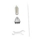 thumbnail image 3 of Accesorios para pulverización de aerógrafo Boquilla Punta de aguja Punta de aerógrafo Kit de boquillas para aerógrafo 0.2 mm, 3 of 9