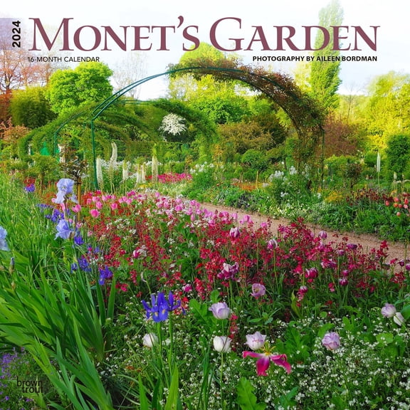 Monet's Garden | 2024 12x24" (Hanging) Square Wall Calendar | BrownTrout