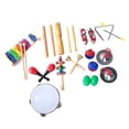 thumbnail image 1 of Conjunto de Instrumentos Musicales Educativos Tempranos, 13 piezas de instrumentos musicales de Jardín de infantes, orff para niños kid, 1 of 7