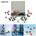 thumbnail image 3 of Kit de modelo molecular de 240 piezas para química, modelo de orbitales moleculares, herramienta de ayuda para química compatible con Química Less-1, 3 of 5
